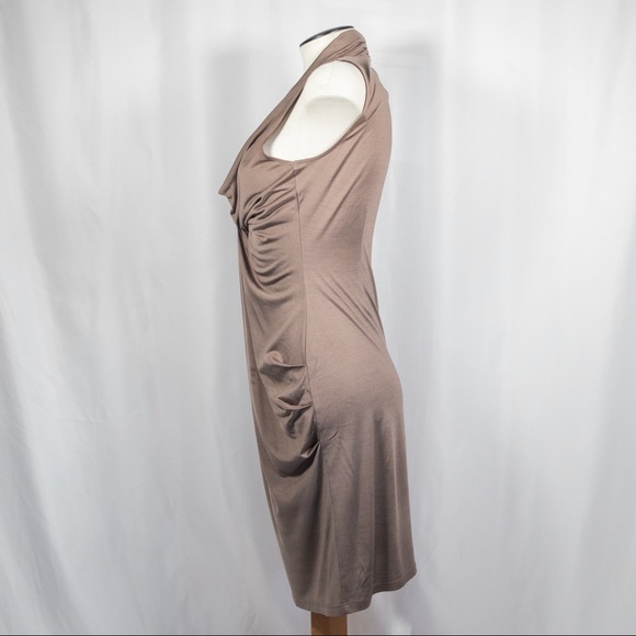 Taupe Spun Silk Barney’s NY CO-OP Dress - Picture 3 of 6